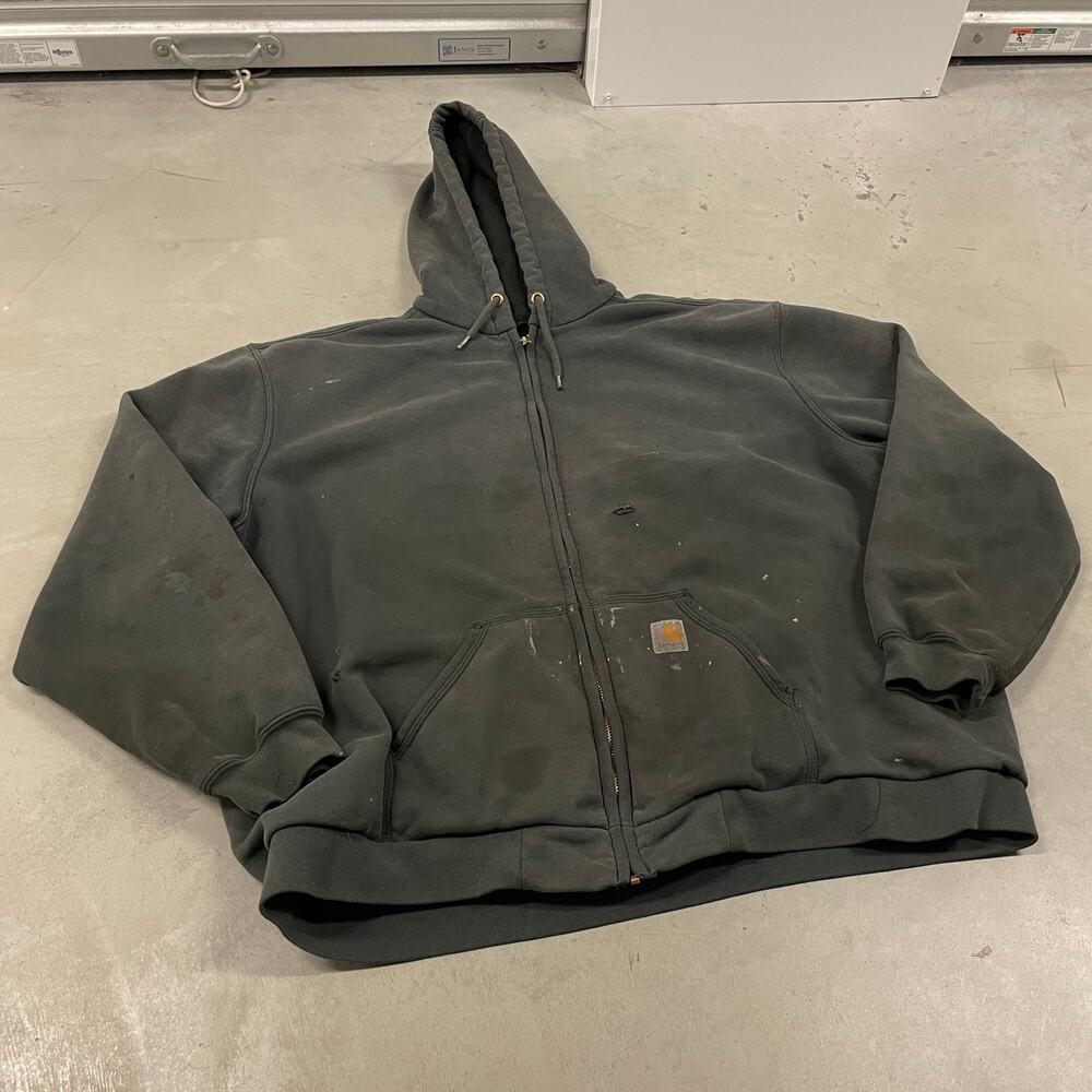 vintage y2k thrashed Carhartt hoodie